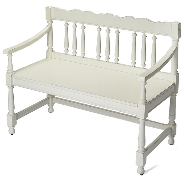 Shop Handmade Butler Cather Cottage White Bench (China) - Free Shipping ...