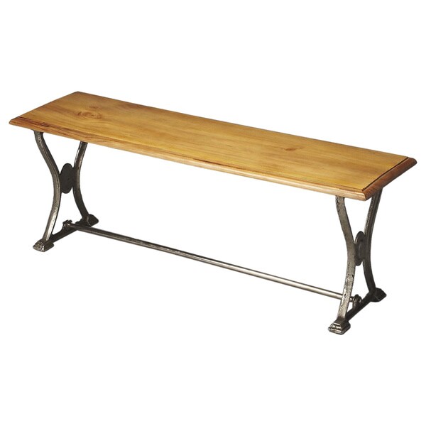Shop Butler Morganton Multi-color Wood, Metal Entryway Bench