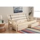 preview thumbnail 4 of 9, Somette Beli Mont Futon Set with Antique White Hardwood Frame, Rustic Pattern Cotton/Polyester Mattress, and Storage Drawers