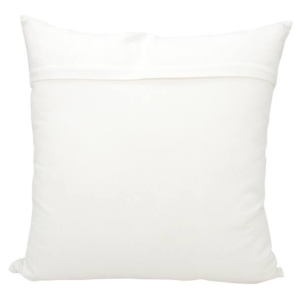 Shop Mina Victory Luminescence Beaded Damask Silver Throw Pillow