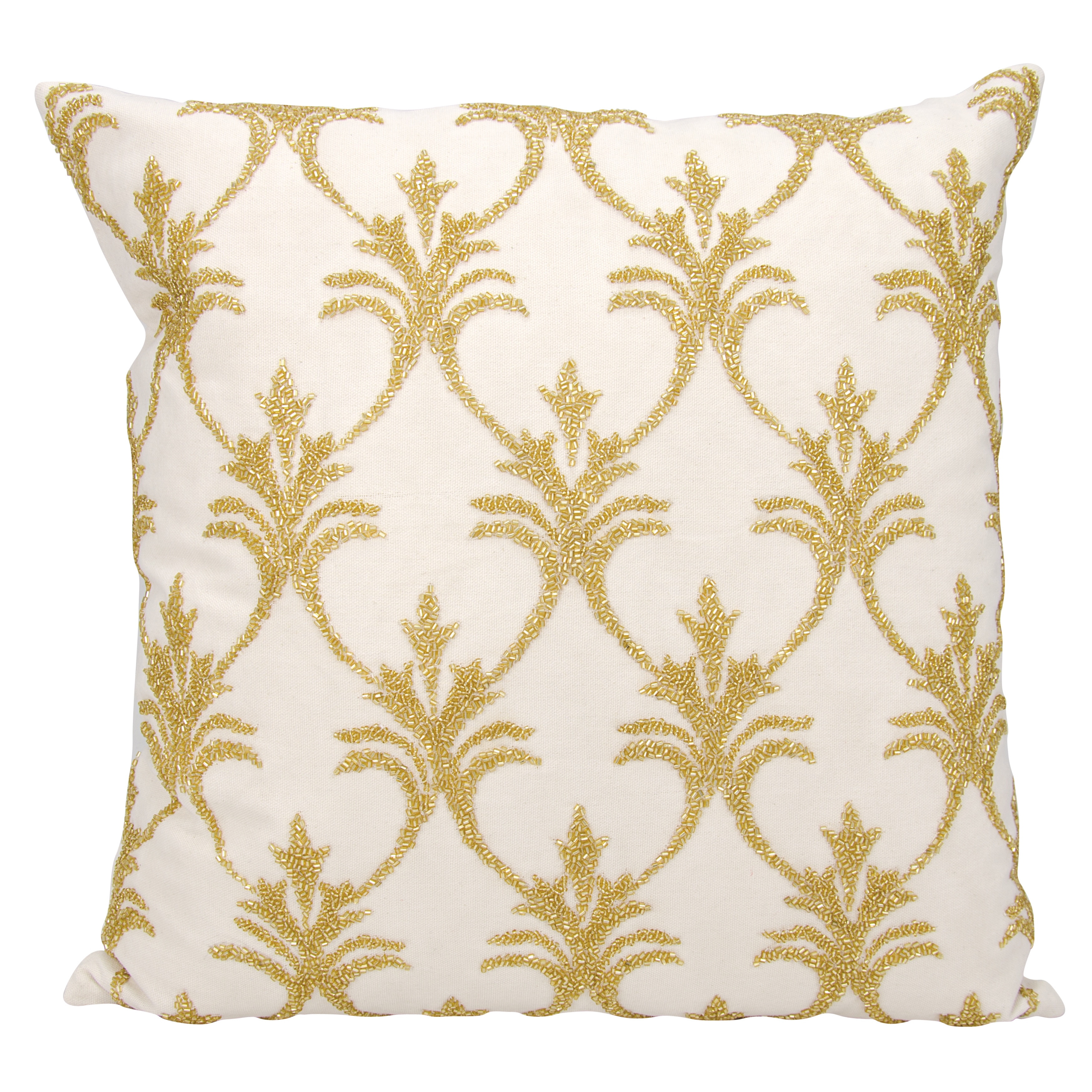 Shop Mina Victory Luminescence Fleur De Lis Light Gold Throw