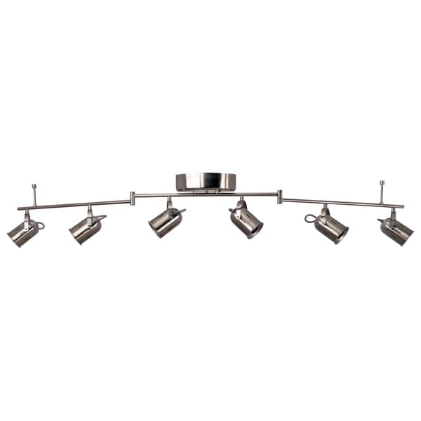 Catalina 19808 000 Nickel 6 Light Integrated Led Track Luminaire Catalina 19808 000 Nickel 6 Light Integrated Led Track Luminaire