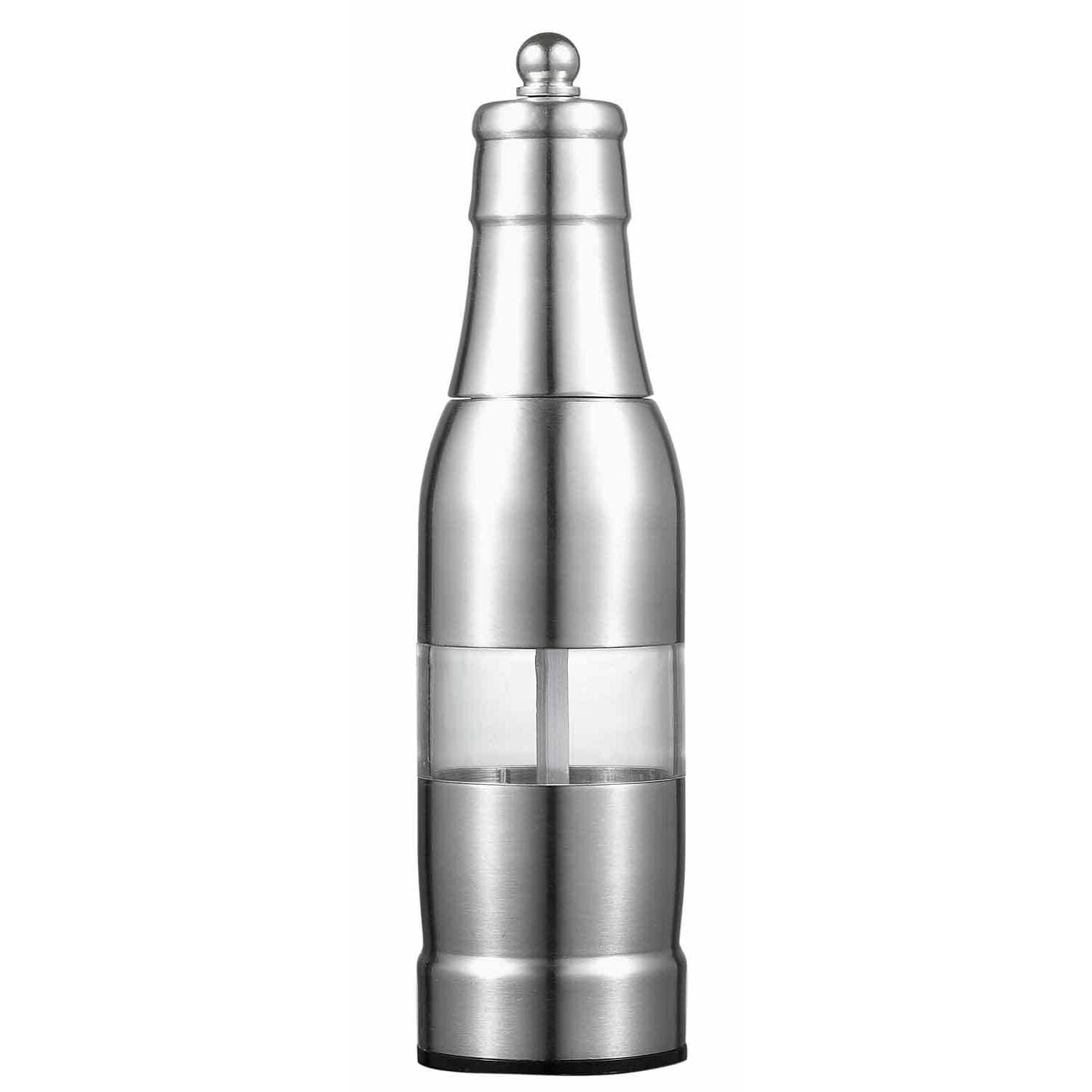 Silver 6.5-Inch Visol Yucatan Stainless Steel Pepper Mill and Grinder