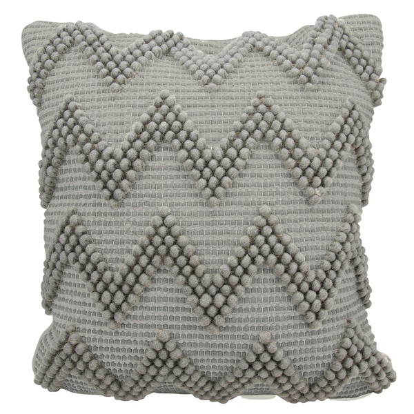 Mina Victory Lifestyle Large Chevron Light Grey Throw Pillow By Mina Victory Lifestyle Large Chevron Light Grey Throw Pillow By Nourison 20 X