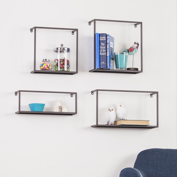 Holly & Martin Zyther 4-piece Metal Wall Shelf Set