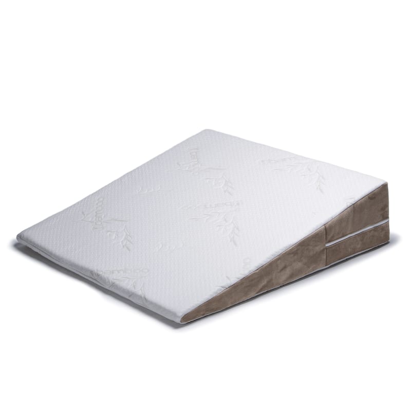 Avana Bed Wedge Memory Foam Pillow with Cooling Tencel Cover, Half-Queen