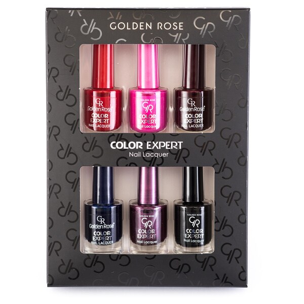 Shop Golden Rose Long Wear Color Expert 6 Piece Nail Lacquer Set