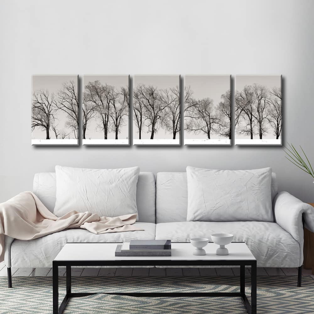 Winter Trees' 5-Pc Nature Photography Canvas Print Set
