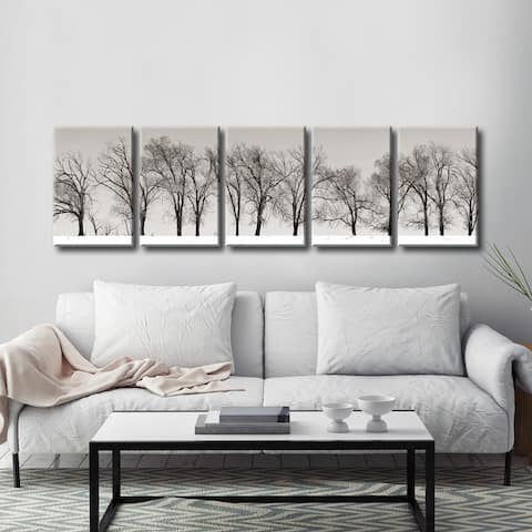 Winter Trees' 5-Pc Nature Photography Canvas Print Set