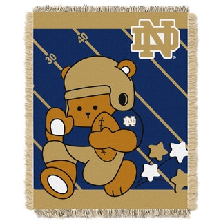 NCAA Full Back Jacquard Baby Throw Blanket