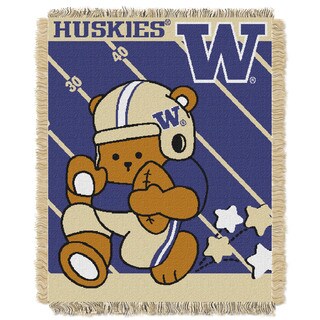 COL 044 Washington Huskies Acrylic Baby Throw