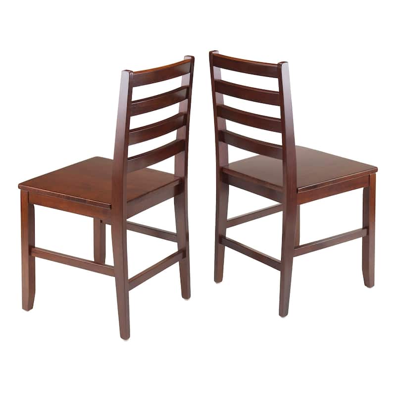 Hamilton 5-Pc Drop Leaf Dining Table with 4 Ladder Back Chairs