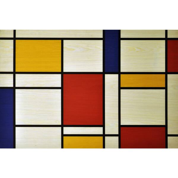 Empire Art 'Mondrian' UV Print - Overstock - 12040564