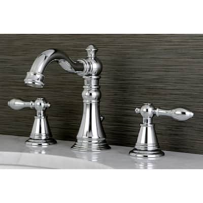 Kingston Brass Classic Widespread Polished Chrome Bathroom Faucet