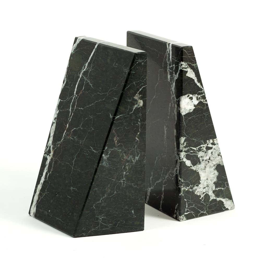 Bey Berk Black Wedge Marble Bookends