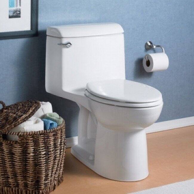American Standard Champion 4 NH EL Porcelain 1-Piece Slow-Close Toilet, White (2004.314.020)