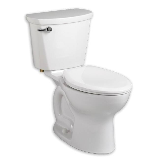 American Standard Cadet 215CB.104.020 White Porcelain Elongated 2-piece Toilet