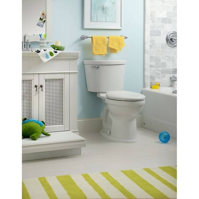 American Standard Champion Pro Rh El 6L Combo L/Seat 211AA.004.020 White Porcelain Toilet