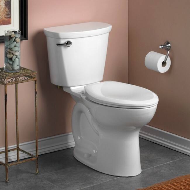 American Standard Cadet White Porcelain Elongated 2-piece Toilet