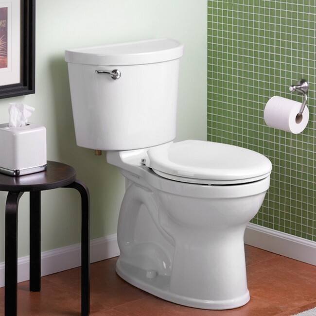 American Standard Champion White Porcelain Round 2-piece Toilet
