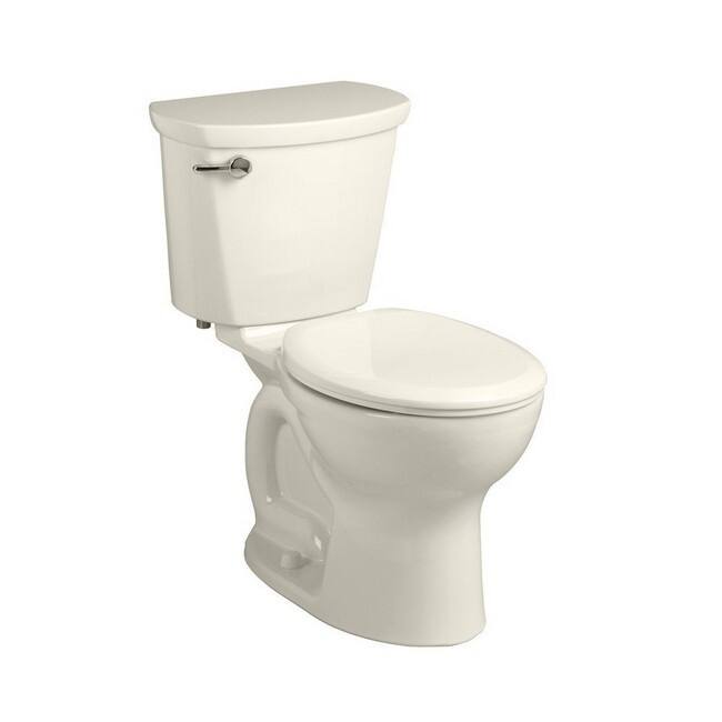 American Standard Cadet 215BA.004.222 Linen Porcelain Round 2-piece Toilet