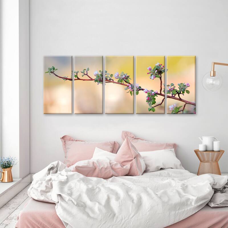 Apple Blossom' 5-Pc Nature Photography Canvas Print Set