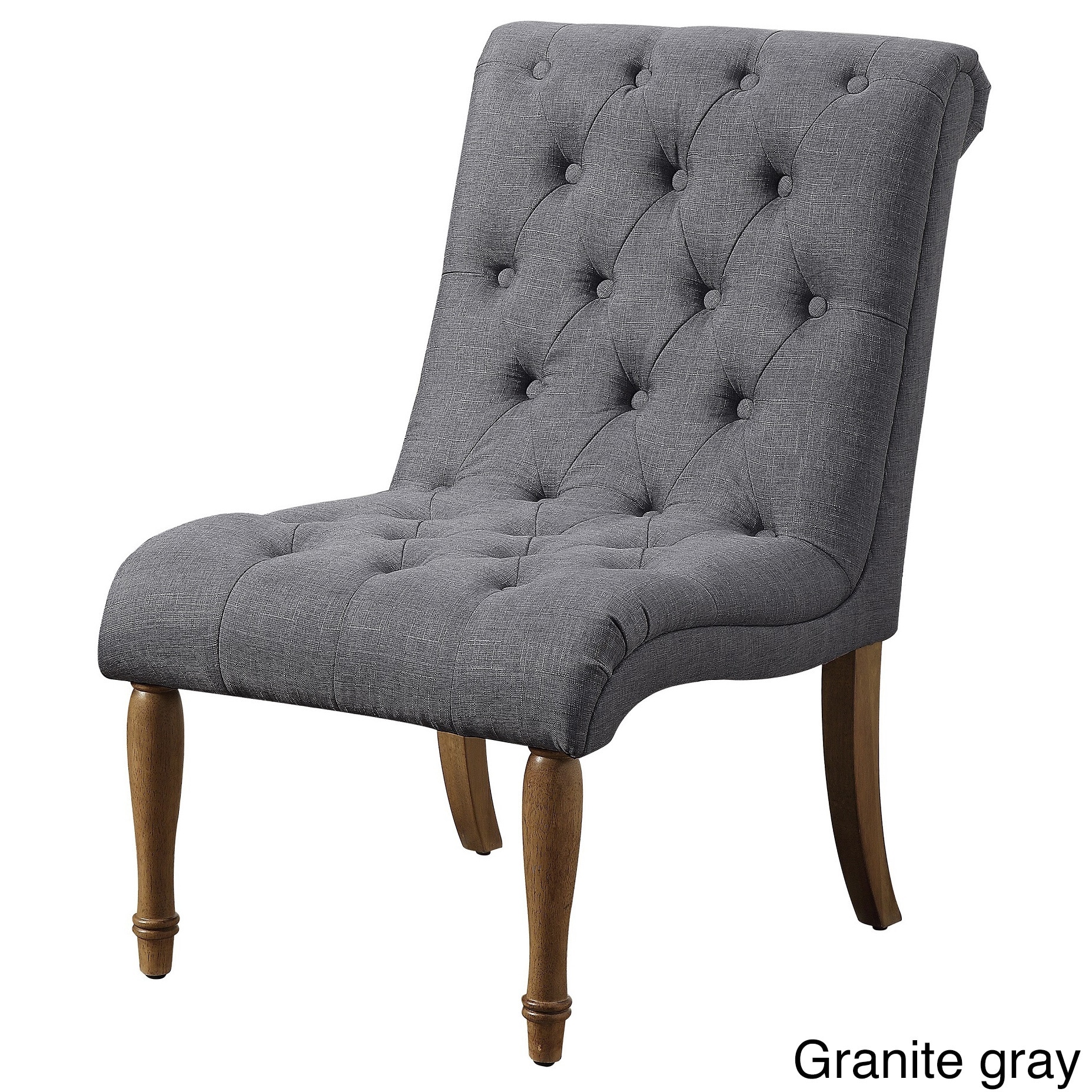 Iris Armless Collection Tufted Accent Chair | eBay