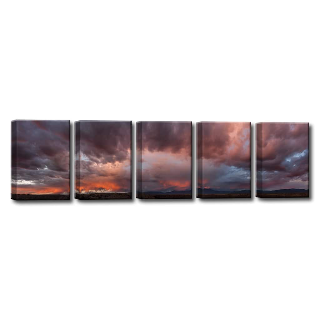 Mesa Mountains' 5-Pc Nature Photography Canvas Print Set