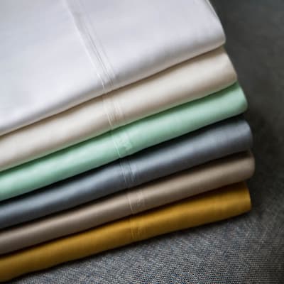 Malouf Woven Tencel Standard/Queen/King 2-piece Pillowcase Set