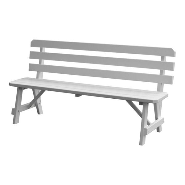 long backed bench