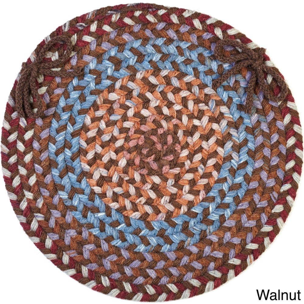 Augusta Wool Reversible Chair Pads (Set of 4)