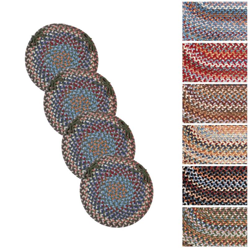 Augusta Wool Reversible Chair Pads (Set of 4)