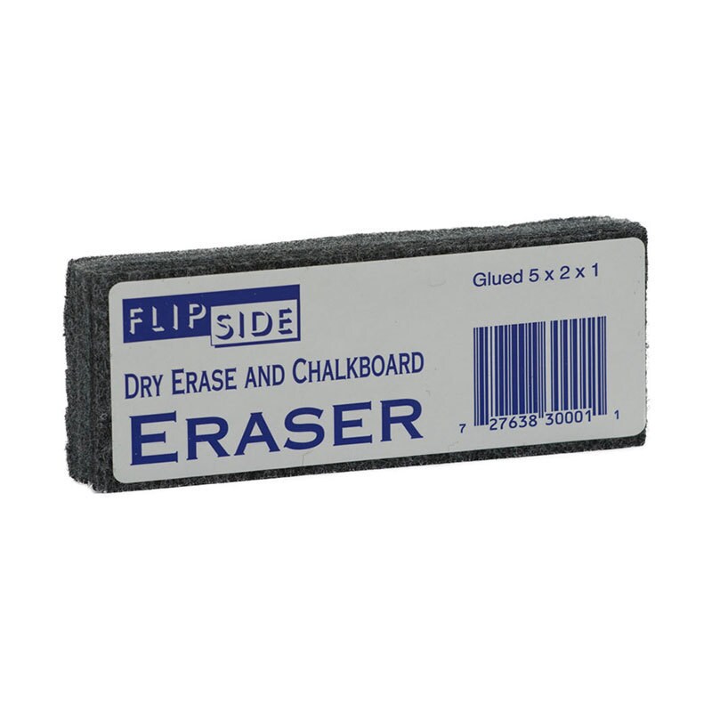 Flipside Products Dry Erase and Chalkboard Felt Eraser Pack 24 Erasers