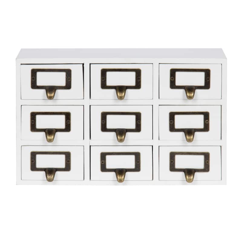 Apothecary 7.5x12x4 Desktop Rustic Wood Drawer Set