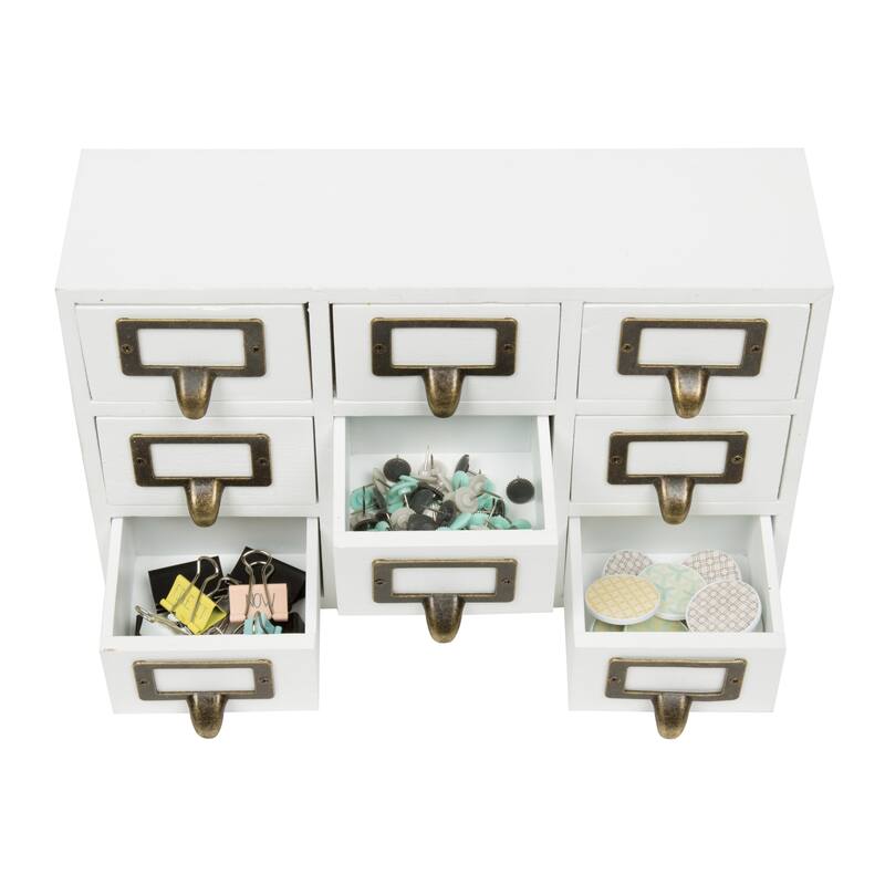 Apothecary 7.5x12x4 Desktop Rustic Wood Drawer Set