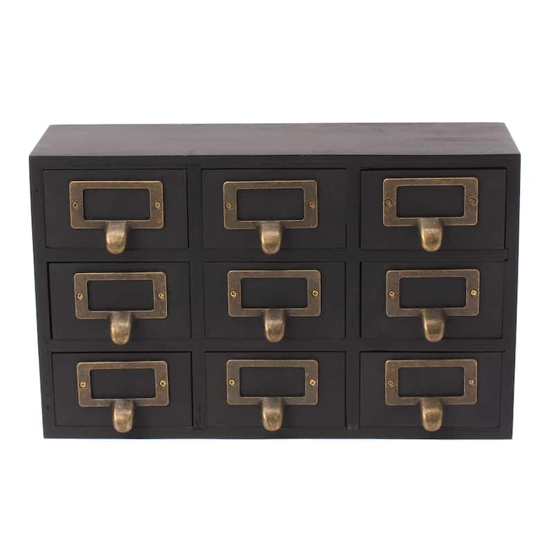Apothecary 7.5x12x4 Desktop Rustic Wood Drawer Set