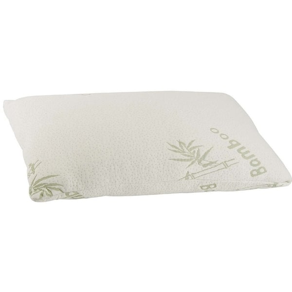 Shop Premium Crushed Memory Foam Bamboo Pillow Hypoallergenic