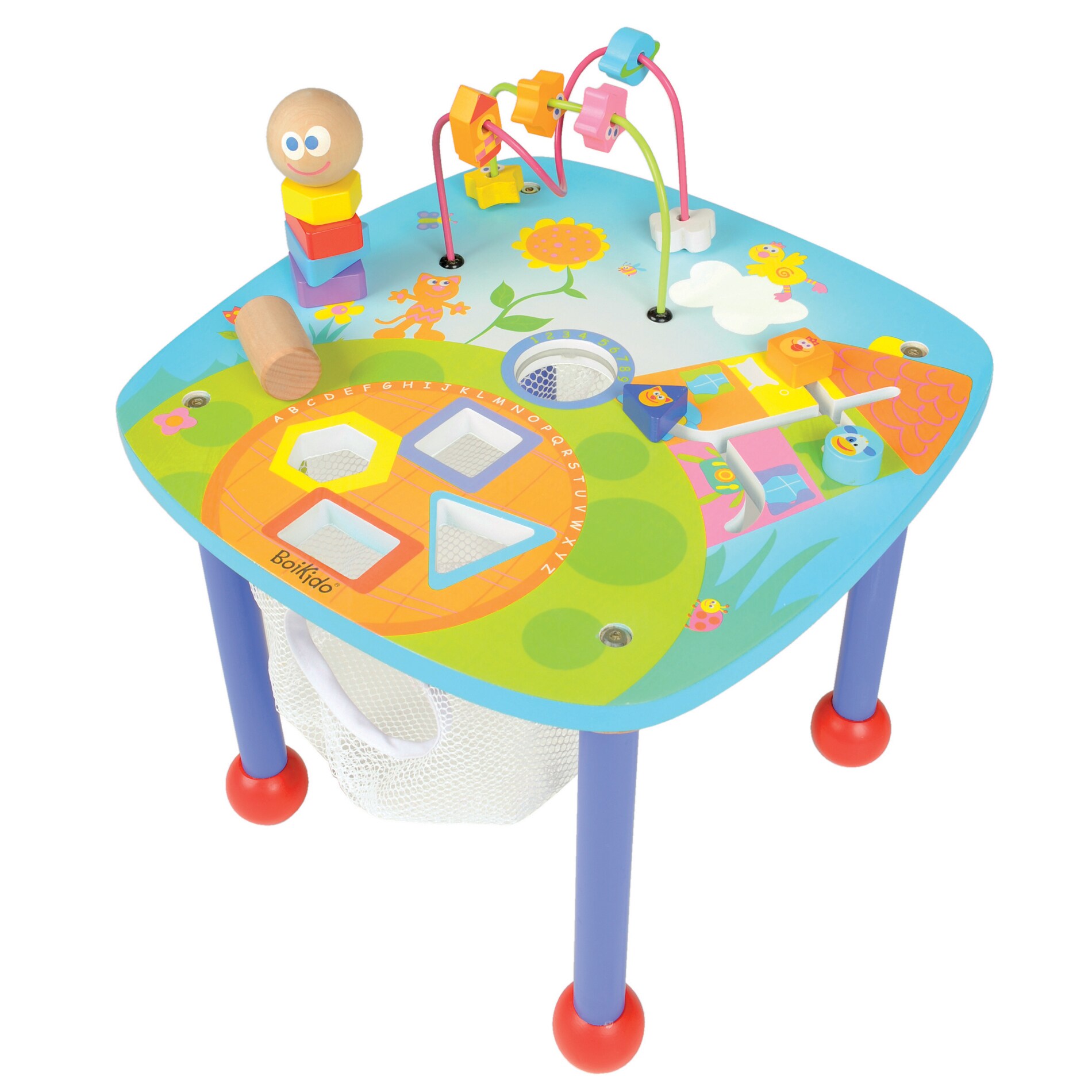 wooden activity table