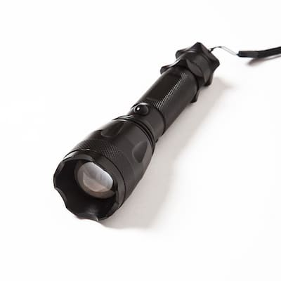 The Black on Black Flashlight and Emergency Hammer