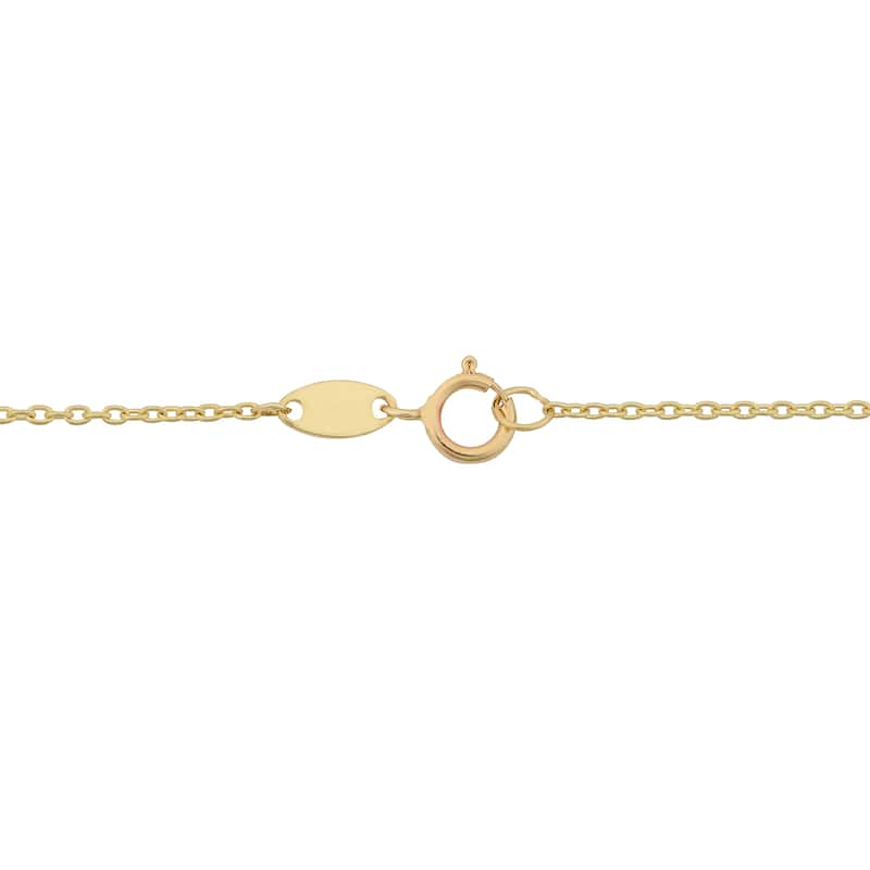 Fremada 10k Two-tone Gold Filigree Hamsa Bracelet (7.25 inches)