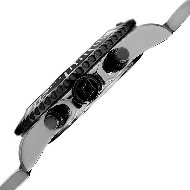 Akribos XXIV Men's Quartz Chronograph Two-Tone Stainless Steel Bracelet Watch