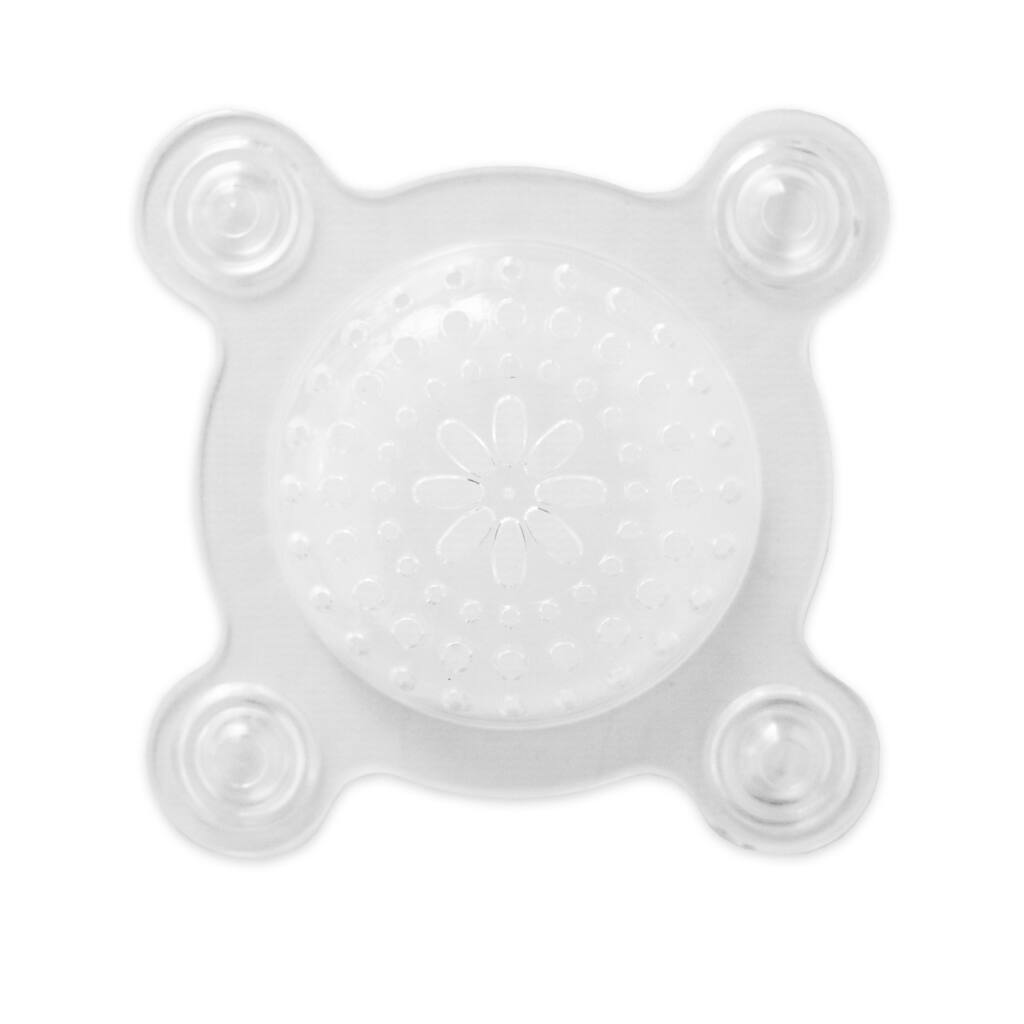 Clear Vinyl Drain Shield With Suction Cups