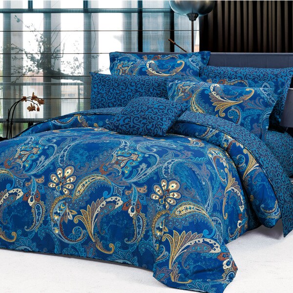 Kensington Cotton 4 Piece Duvet Cover Set Free Shipping Today Kensington Cotton 4 Piece Duvet Cover Set