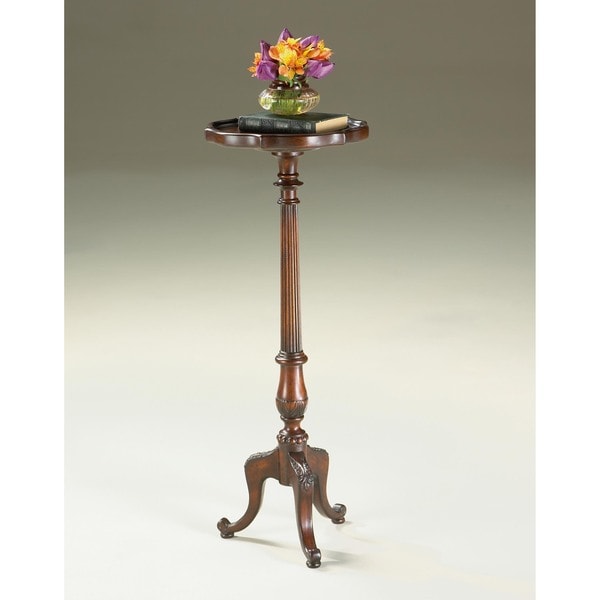 Butler Chatsworth Plantation Cherry Pedestal Plant Stand Free Butler Chatsworth Plantation Cherry Pedestal Plant Stand Free Shipping Today 12046032