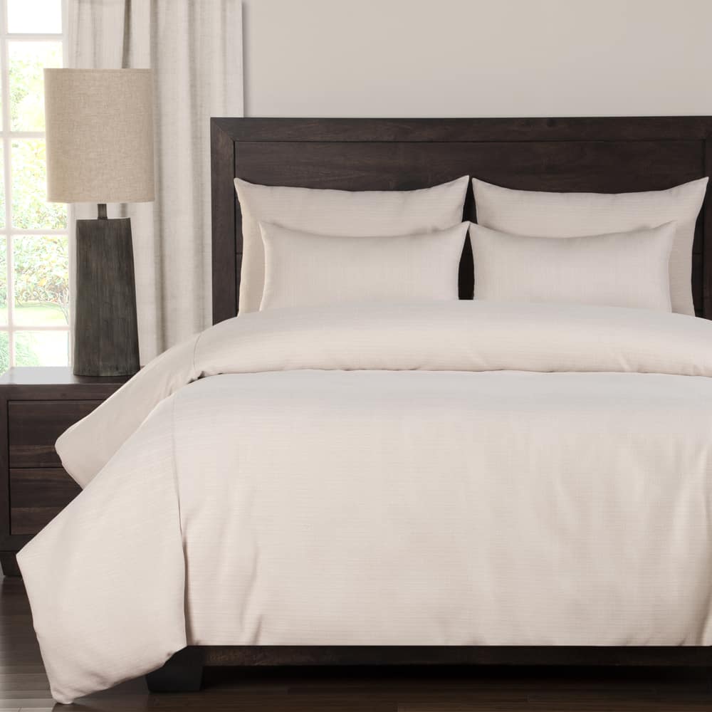Siscovers Belfast Cream Luxury 6-piece Duvet Cover & Insert Set