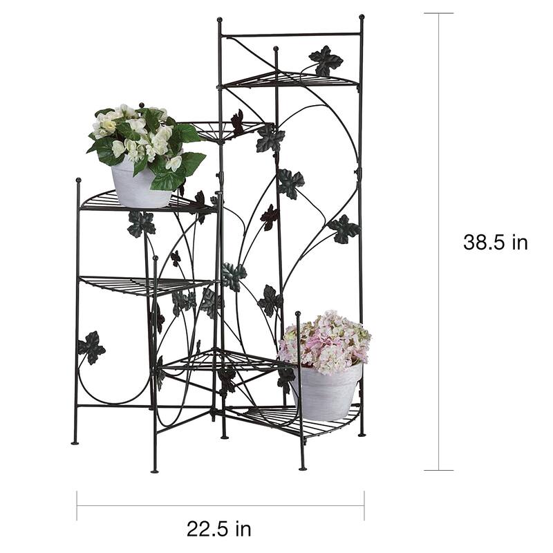 Leafy 6-Shelf Graduating Plant Stand