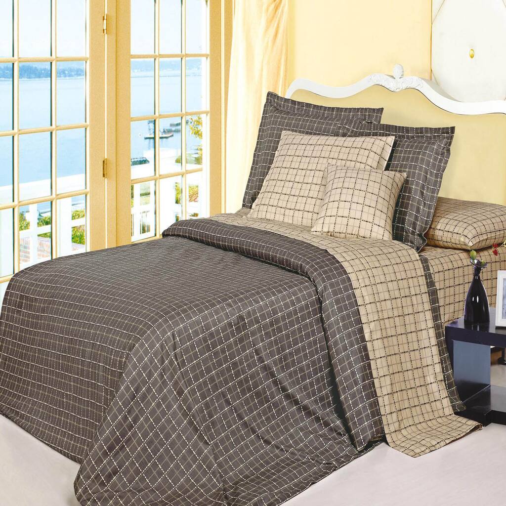 Matrix Cotton 4-Piece Queen-Size Duvet Cover Set