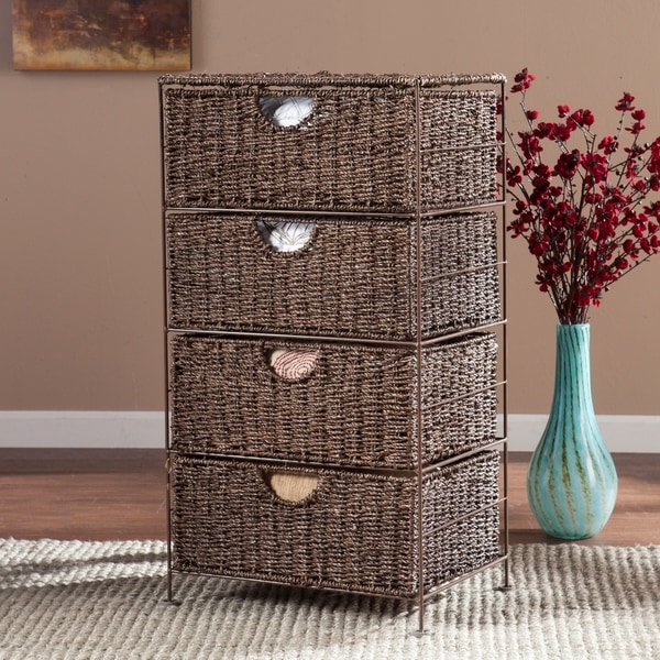 Kerry Seagrass 4-Drawer Storage