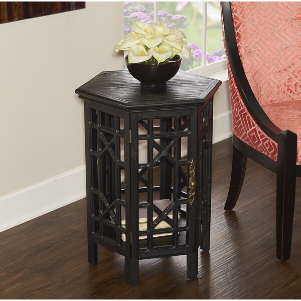 Powell Huntington Black Side Table Free Shipping Today Powell Huntington Black Side Table