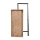 Kate and Laurel Marmora Black Metal and Rustic Wood Folding Tray Table - Thumbnail 9